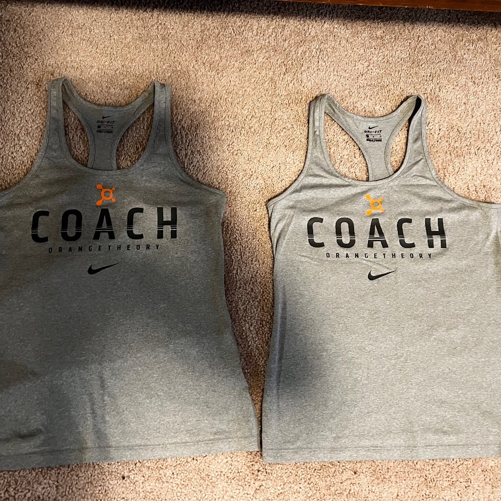 Gray/Grey Medium OTF Orangetheory Nike Coach Tanks